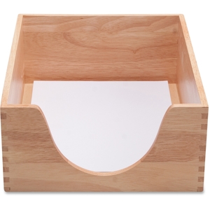 Carver Wood Products CW08211 Desk Tray, Wood, 5" Deep, Letter, Oak by Carver