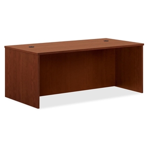 The HON Company BL2101A1A1 Rectangular Desk Shell,72"x36"x29",Medium Cherry by Basyx by HON
