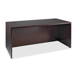 Lorell Furniture 87802 Rectangular Desk Shell,66"x30"x29",Mahogany by Lorell