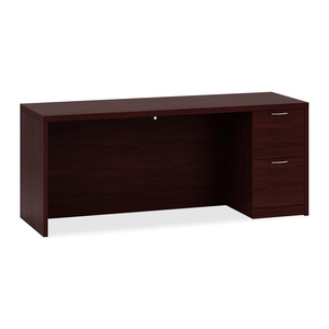 The HON Company 115903RAFN Right Credenza, File/File, 72"x24"x29-1/2", Mahogany by HON