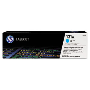 Hewlett-Packard CF211A HP 131A, (CF211A) Cyan Original LaserJet Toner Cartridge by HEWLETT PACKARD