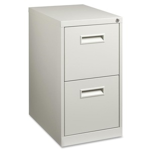BAUMGARTENS 67739 File/File Pedestal, Recesd.Pull, 15"x19"x27-3/4", Light GY by Lorell