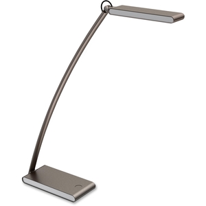 Alba, Inc LEDTOUCH LED Desk Lamp, Touch Sensitive, 40 Hrs, Gray by Alba