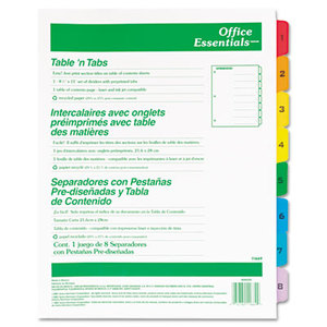 Avery 11669 Table 'n Tabs Dividers, 8-Tab, Letter by AVERY-DENNISON