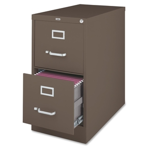 Lorell Furniture 60156 Vertical File, 2 Drawer, 15"x26-1/2"x28-3/8", Medium Tone by Lorell