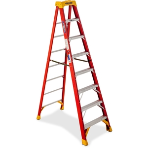 Ladder,Step,Fiberglass,8' by Werner