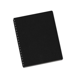 Fellowes, Inc 52115 Linen Texture Binding System Covers, 11-1/4 x 8-3/4, Black, 200/Pack by FELLOWES MFG. CO.