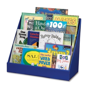 PACON CORPORATION 001329 Book Shelf, Classroom Keeper, 3 Tiered, 17"x20"x10", Blue by Classroom Keepers