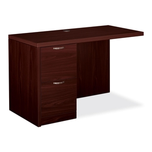 The HON Company 115906LAFN Left Return, File/File, 48"x24"x29-1/2", Mahogany by HON