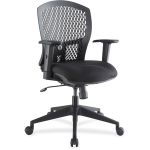 Newell Rubbermaid, Inc 85580 Plastic Back Chair, 26-1/2"x26-3/4"x41-1/4", Black by Lorell
