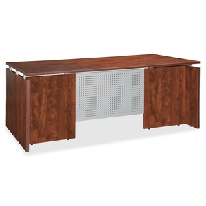 TOMBOW 68683 Executive Desk, Rectangular, 72"x36"x29-1/2", Cherry by Lorell