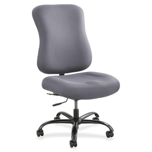 Safco Products 3590GR Task Chair, 400lb Cap, 25"x25"x42-1/2", Gray by Safco