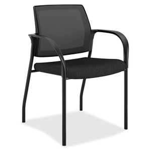 Guest Chair, 25-1/2"x25-1/4"x34-1/4", Black Seat by HON