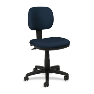 The HON Company VL610VA90 Pneumatic Task Chair, 22"x22-1/2"x37-1/2", Navy by Basyx by HON