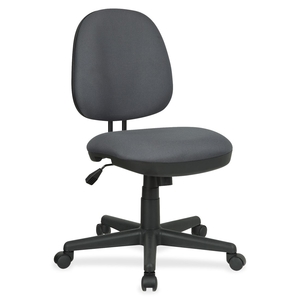 Lorell Furniture 84556 Task Chair, 19"x24-1/2"x35-1/4 to 40", Gray by Lorell