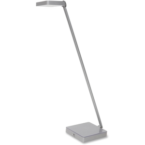 Alba, Inc LEDMY LED Desk Lamp, 40 Hrs, Aluminum/Plastic, 6"x7"x23",Silver by Alba