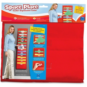 EDUCATIONAL INSIGHTS 1613 Educational Insights Space Place Storage Chart Red Vertical by Educational Insights