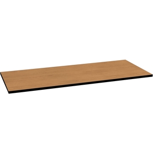 The HON Company MT3072GNCP Rectangle Table Top, 72X30, Harvest/Black by HON