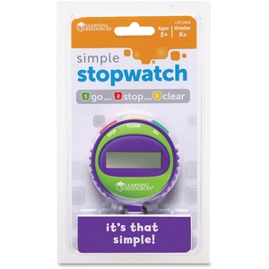 LEARNING RESOURCES/ED.INSIGHTS LER0808 Simple Stopwatch by Learning Resources