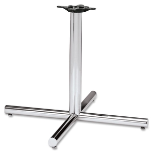 The HON Company XSP36CHR Table Base, F/42" Tops, Tube, 36"x36", Chrome by HON