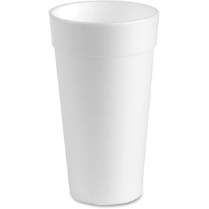 Genuine Joe 25251 Styrofoam Cups, 24 oz, 300 CT, White by Genuine Joe