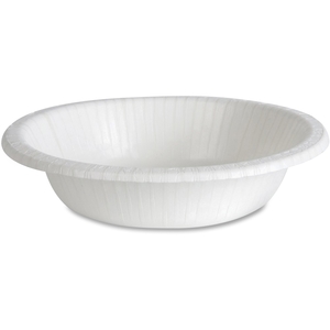 Georgia Pacific Corp. DBB12WCT Paper Bowl, 12oz Cap, 12.4"x12.4"x15.1", 8PK/CT, White by Dixie