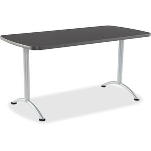 TREND ENTERPRISES, INC. 69217 Sit-To-Stand Table, 3 Height Settings, 30"x30"x60", Graphite by Iceberg