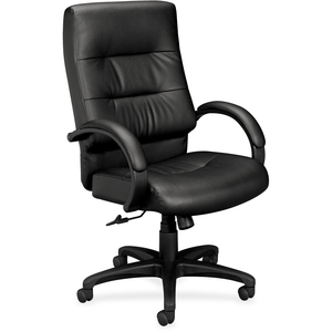 The HON Company VL691SB11 Executive Hi-Back Chair, 27"X28-3/4"X47-1/4", Black by Basyx by HON
