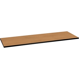 The HON Company MT2472GNCP Rectangle Table Top, 72X24, Harvest/Black by HON