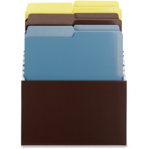 Sanford, L.P. 70221 Vertical Stadium File w/ Folders, 3 Pockets, 6/CT, NUT by Smead