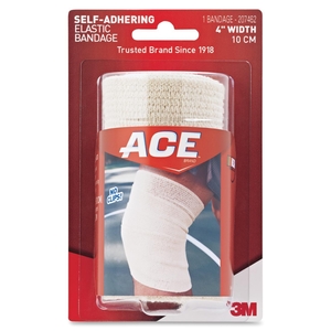 3M 207462 Athletic Support Wrap, 4" W, Self-Adhering, Tan by Ace