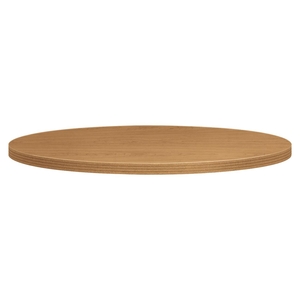 The HON Company TLD42GCNC Round Laminate Table Top, 42"x42",1", Harvest by HON