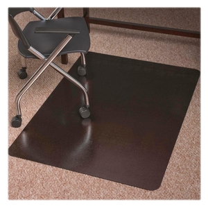 Carpet Chairmat, 46"x60", Bronze by ES Robbins