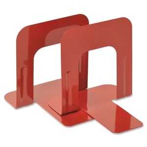 MMF INDUSTRIES 241005007 Economy Bookends, 4-11/16"X5-1/4"X5", 12/Pk, Red by Steelmaster