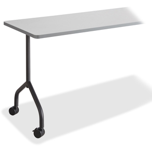 Safco Products 2075BL Fixed T-Legs, f/ 72"/60"W Table, 5-1/4"x19-1/4"x28-1/2", BK by Safco