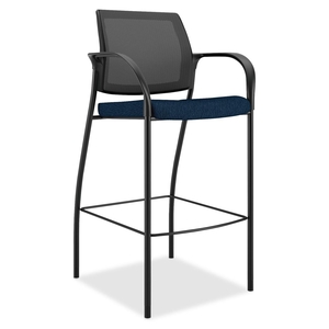 The HON Company IC108NT90 Cafe Height Stool, 25-1/2"x25-1/2"x47", Mariner by HON