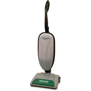 BISSELL Homecare, Inc BGU5500 Bissell BigGreen Commercial 14" Lightweight (10 lbs.) Upright Vacuum is constructed with polycarbonate resin for added durability and lightweight; Low profile lay-flat; Ergonomic frame and handle; Ametek 4.6 amp paramagnetic direct air motor with thermal by BigGreen