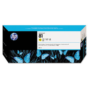 Hewlett-Packard C4933A C4933A (HP 81) Ink Cartridge, 1000 Page-Yield, Yellow by HEWLETT PACKARD COMPANY