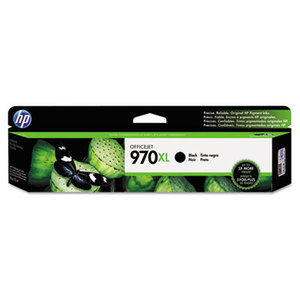 Hewlett-Packard CN625AM HP 970XL, (CN625AM) High Yield Black Original Ink Cartridge by HEWLETT PACKARD