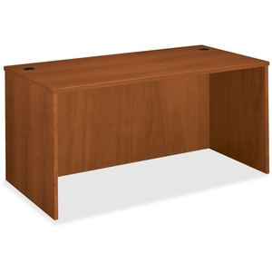 The HON Company BW2103HH Desk Shells, Rectangular, 60"x30"x29", Bourbon Cherry by Basyx by HON