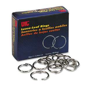 OFFICEMATE INTERNATIONAL CORP. 99701 Officemate Book Rings, 1", 100/Box by OFFICEMATE INTERNATIONAL CORP.