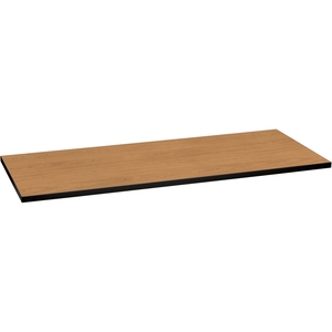 The HON Company MT2460GNCP Rectangle Table Top, 60X24, Harvest/Black by HON