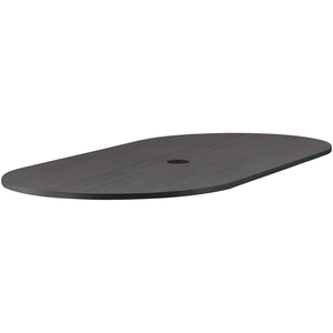 Safco Products 2543AN Oval Racetrack Table, 84"x36", BK by Safco