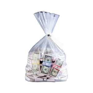 MMF INDUSTRIES 206410520 Currency Deposit Bags, 12 x 20, Clear, 100/Box by MMF INDUSTRIES