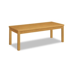 HON COMPANY 80191CC Laminate Occasional Table, Rectangular, 48w x 20d x 16h, Harvest by HON COMPANY