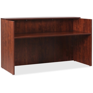 Lorell Furniture 59581 Reception Desk, 352/5"X71"X42-1/2", Cherry by Lorell