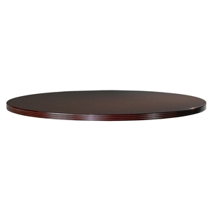 Lorell Furniture 87824 Round Tabletop,42"Diameter,Mahogany by Lorell