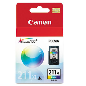 Canon, Inc 2975B001 2975B001 (CL-211XL) High-Yield Ink, 349 Page-Yield, Tri-Color by CANON COMPUTER SYSTEMS CCSI