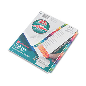 ACCO Brands Corporation W54731N Multi-Dex Quick Reference Index, Assorted Color 31-Tab, Letter, 31/Set by WILSON JONES CO.