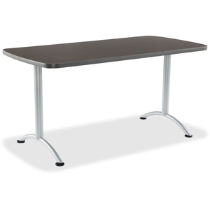 ICEBERG ENTERPRISES, LLC 69215 Arc Fixed Height Table 30X60 Rectangular, Gray Walnut by Iceberg